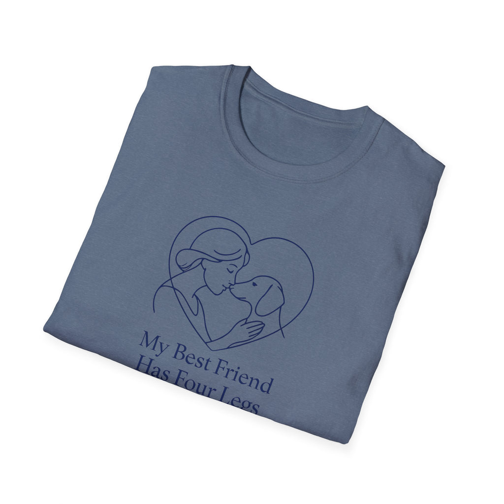 Dog and Woman Heart T-Shirt