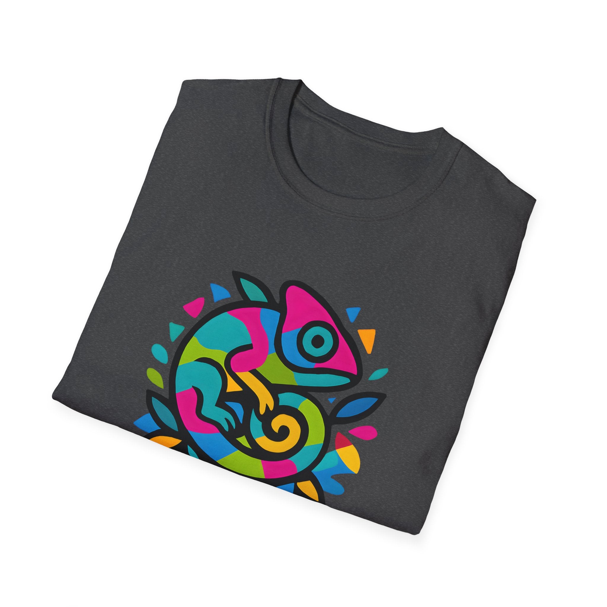 Colorful Chameleon Logo T-Shirt