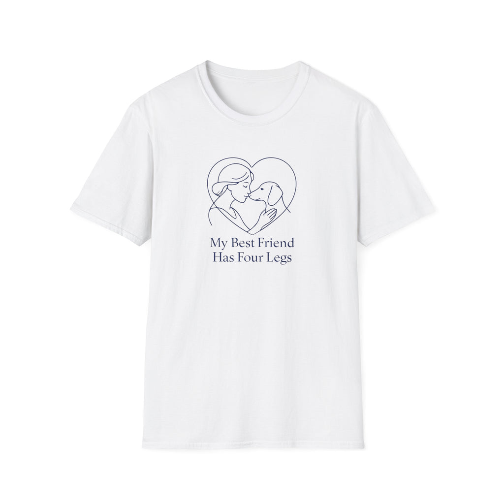 Dog and Woman Heart T-Shirt