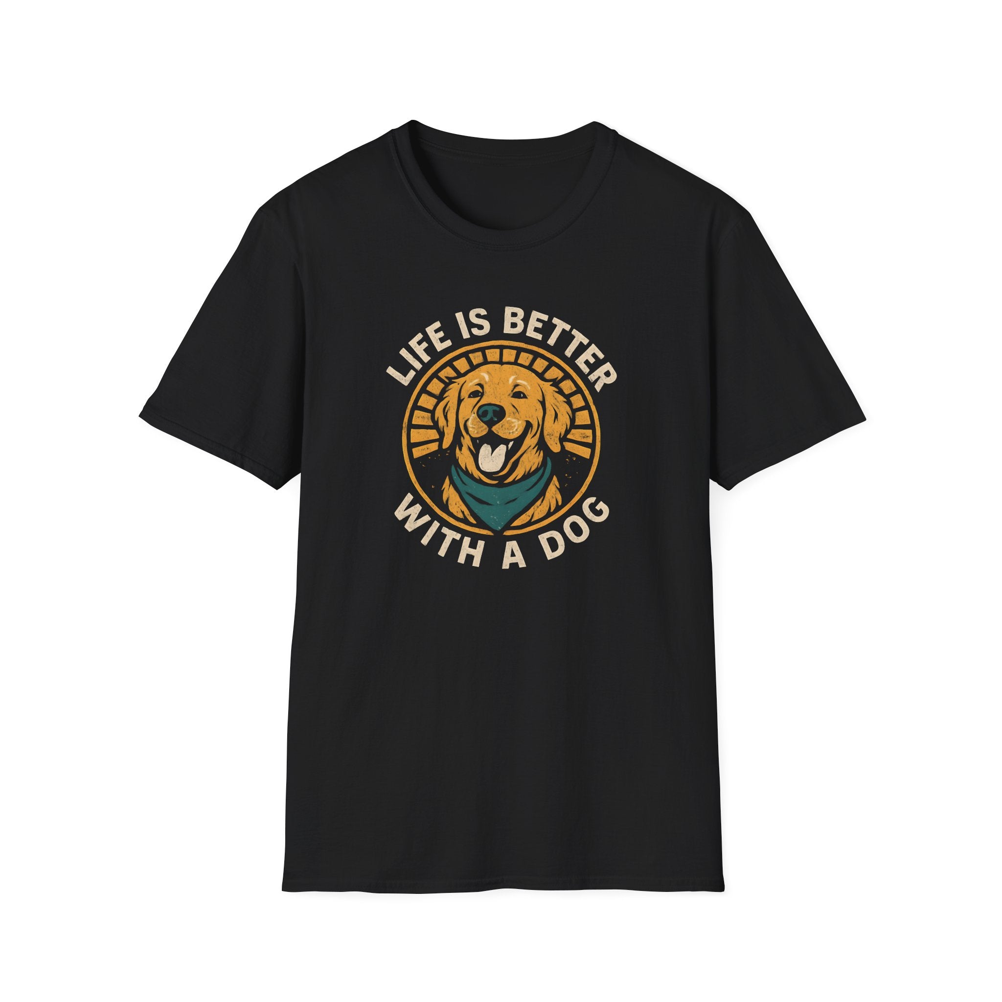 Golden Retriever Logo T-Shirt