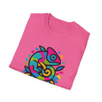 Colorful Chameleon Logo T-Shirt